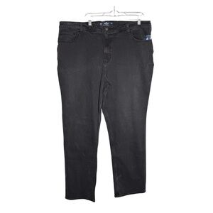 Hollister Ultra High-Rise 90s Straight Leg Jeans Washed Black Size 20 Denim NWT